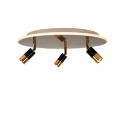 Lucide JUBEL Plafonnière-Mat Go.-Ø48-LED Dimb.-5W-2700K