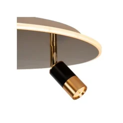 Lucide JUBEL Plafonnière-Mat Go.-Ø48-LED Dimb.-5W-2700K