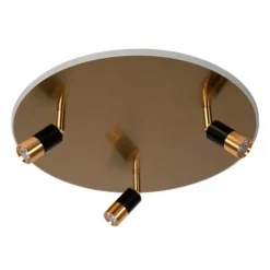 Lucide JUBEL Plafonnière-Mat Go.-Ø48-LED Dimb.-5W-2700K