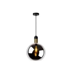 Lucide JULIUS Hanglamp 1x E27 Ø 28cm Smoke Glas