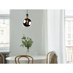 Lucide JULIUS Hanglamp 1x E27 Ø 28cm Smoke Glas