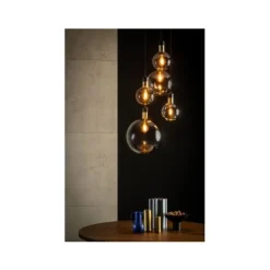 Lucide JULIUS Hanglamp 5x E27 Smoke Glas