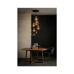 Lucide JULIUS Hanglamp 5x E27 Smoke Glas