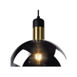 Lucide JULIUS Hanglamp 1x E27 Ø 40 cm Smoke Glas