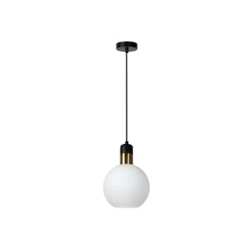 Lucide JULIUS Hanglamp-Opaal-Ø20-1xE27-40W-Glas