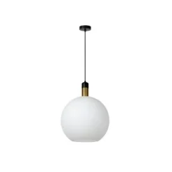 Lucide JULIUS Hanglamp-Opaal-Ø40-1xE27-40W-Glas