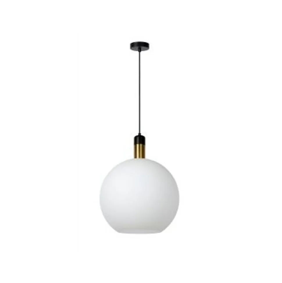 Lucide JULIUS Hanglamp-Opaal-Ø40-1xE27-40W-Glas