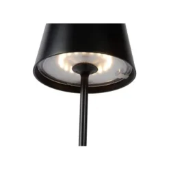 Lucide JUSTIN - Tafellamp Buiten - Ø 11 cm - LED Dimb. - 1x2,2W 3000K - IP54 - Zwart