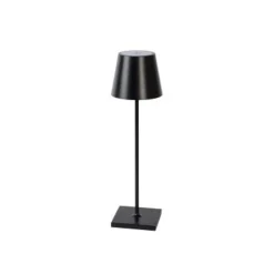 Lucide JUSTIN - Tafellamp Buiten - Ø 11 cm - LED Dimb. - 1x2,2W 3000K - IP54 - Zwart