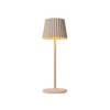 Lucide JUSTINE Tafellamp Buiten-Beige-LED Dimb.-2W-2700K