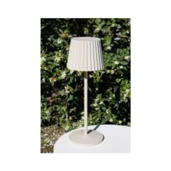 Lucide JUSTINE Tafellamp Buiten-Beige-LED Dimb.-2W-2700K