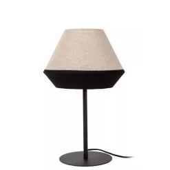 Lucide KALA - Tafellamp - Ø 25 cm - 1xE14 - Taupe