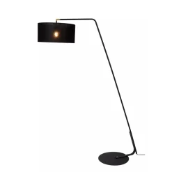 Lucide KELSO - Vloerlamp - 1xE27 - Zwart