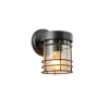 Lucide KEPPEL - Wandlamp Buiten - 1xE27 - IP23 - Zwart Lucide