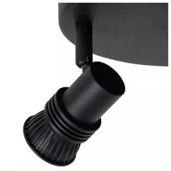 Lucide KIANTI - Plafondspot - Ø 15 cm - 2xGU10 - Zwart