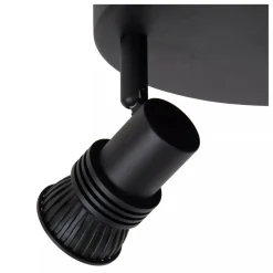 Lucide KIANTI - Plafondspot - Ø 21 cm - 3xGU10 - Zwart