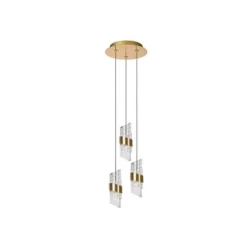 Lucide KLIGANDE Hanglamp-Mat Go.-Ø25-LED Dimb.-8W-2700K