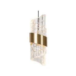 Lucide KLIGANDE Hanglamp-Mat Go.-Ø30-LED Dimb.-8W-2700K