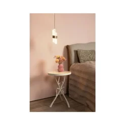 Lucide KLIGANDE Hanglamp-Mat Go.-Ø13-LED-9W-2700K-Acryli.