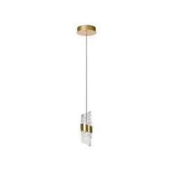 Lucide KLIGANDE Hanglamp-Mat Go.-Ø13-LED-9W-2700K-Acryli.