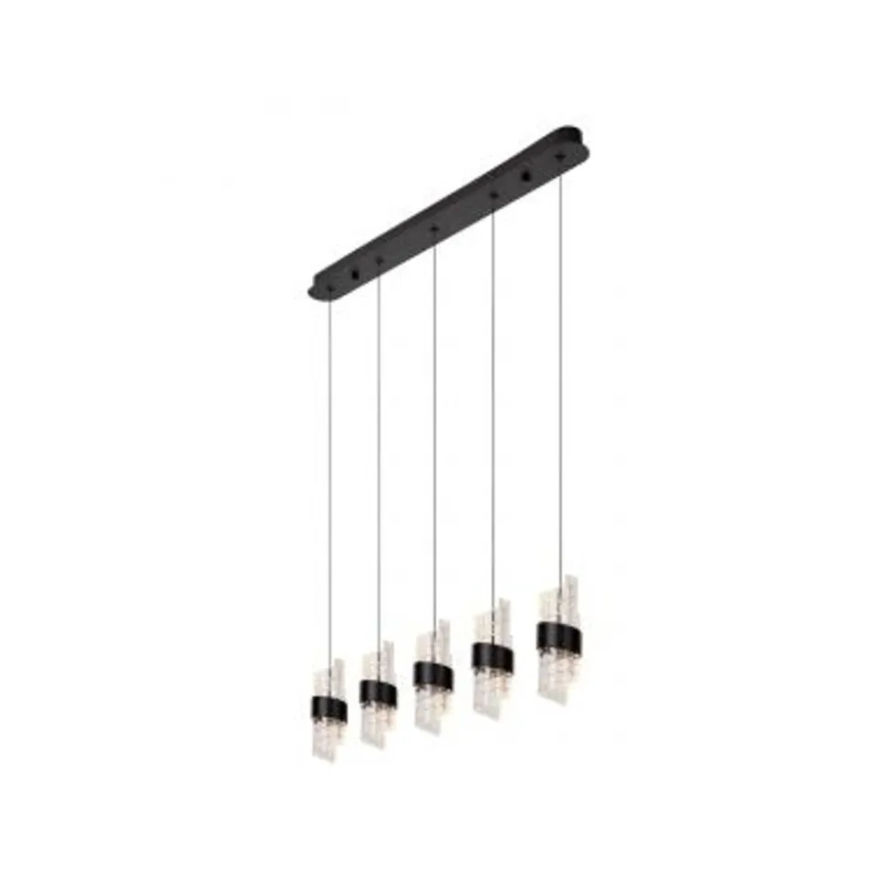 Lucide KLIGANDE Hanglamp-Zwart-LED Dimb.-7,8W-2700K