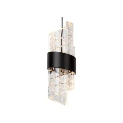 Lucide KLIGANDE Hanglamp-Zwart-Ø25-LED Dimb.-8W-2700K