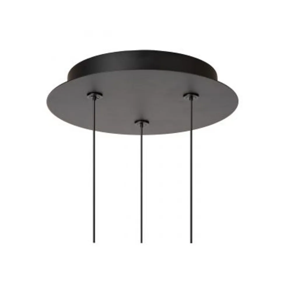 Lucide KLIGANDE Hanglamp-Zwart-Ø25-LED Dimb.-8W-2700K