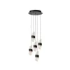 Lucide KLIGANDE Hanglamp-Zwart-Ø30-LED Dimb.-8W-2700K