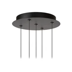 Lucide KLIGANDE Hanglamp-Zwart-Ø30-LED Dimb.-8W-2700K