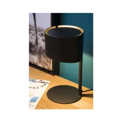 Lucide KNULLE - Tafellamp - Ø 15 cm - 1xE14 - Zwart Lucide