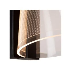 Lucide KORGIS Wandlamp Badk.-Transp.-LED-10W-3000K-IP44