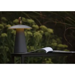 Lucide LA DONNA - Tafellamp Buiten - Ø 19,7 cm - LED Dimb. - 1x2W 2700K - IP54 - 3 StepDim - Antraciet Lucide