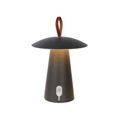 Lucide LA DONNA - Tafellamp Buiten - Ø 19,7 cm - LED Dimb. - 1x2W 2700K - IP54 - 3 StepDim - Antraciet Lucide