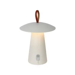 Lucide LA DONNA - Tafellamp Buiten - Ø 19,7 cm - LED Dimb. - 1x2W 2700K - IP54 - 3 StepDim - Wit