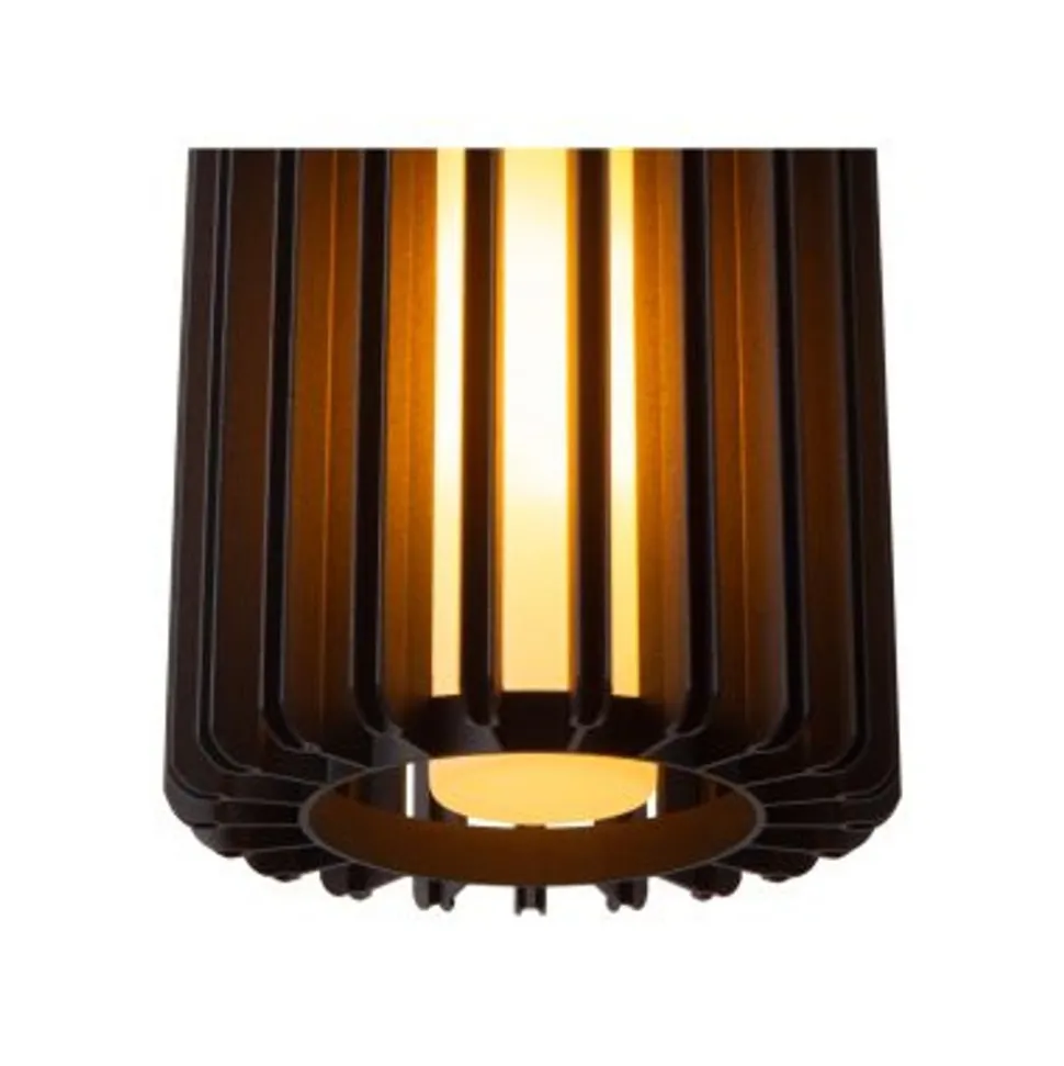 Lucide LAMBRES Hanglamp-Zwart-1xE27-40W-Alumin.