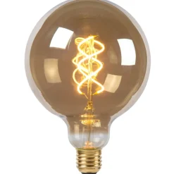 Lucide Lamp LED Globe 12.5cm 5W 180LM 2200K Dimbaar Smoke