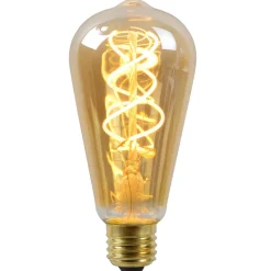 Lucide Lamp LED ST64 5W 260LM 2200K Dimbaar Amber