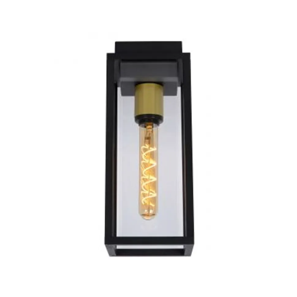 Lucide LAURENS Plafonnière Buiten-Zwart-1xE27-15W-IP54