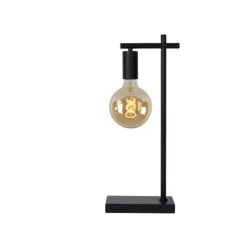 Lucide LEANNE Tafellamp E27/40W Zwart