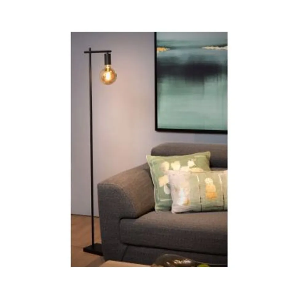 Lucide LEANNE Vloerlamp E27/40W Zwart