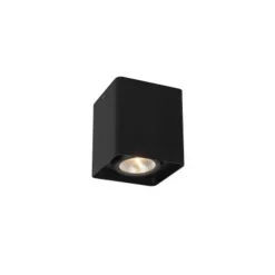 Lucide LEEDS Plafonnière Buiten-Zwart-LED-9W-2700K-IP54