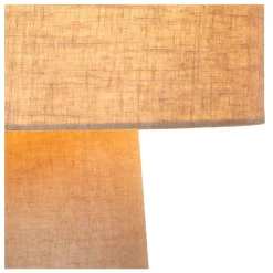 Lucide LEEROY Tafellamp-Taupe-1xE27-240W-Linnen