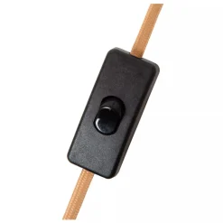 Lucide LEEROY Tafellamp-Taupe-1xE27-240W-Linnen