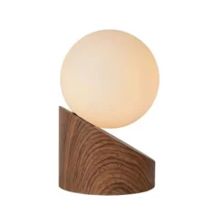 Lucide LEN - Tafellamp - Ø 10 cm - 1xG9 - Hout
