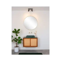 Lucide LENNERT Plafondspot 2x5W/GU10 Mat Zwart