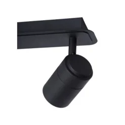 Lucide LENNERT Plafondspot 2x5W/GU10 Mat Zwart