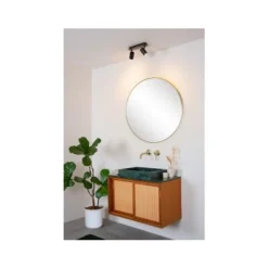 Lucide LENNERT Plafondspot 2x5W/GU10 Mat Zwart