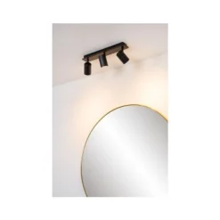 Lucide LENNERT Plafondspot 3x5W/GU10 Mat Zwart