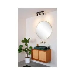 Lucide LENNERT Plafondspot 3x5W/GU10 Mat Zwart