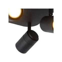 Lucide LENNERT Plafondspot 4x5W/GU10 Mat Zwart